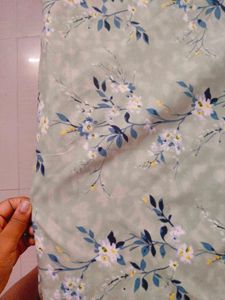 New Light Green Cotton Blend Bedsheet 🩵