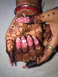 Pink Pearl Nails