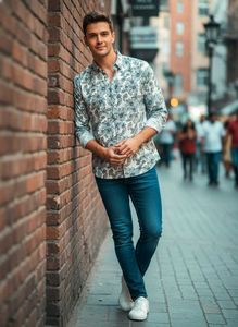 Brand new floral print shirt