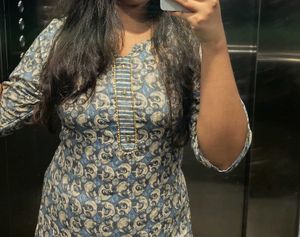 Floral Print Kurta