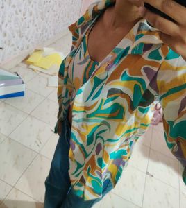 Colorful Print Top