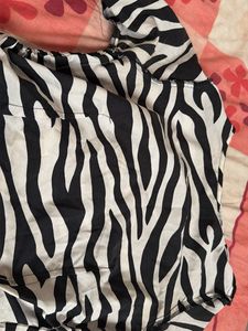 Zebra Print Top
