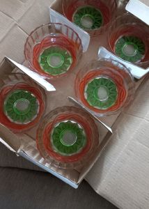 6 piece glass bowl set