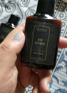 Oud Accourd Body Wash N Lotion
