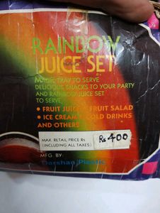 Juice Set with 6 Glasses &amp; Tray