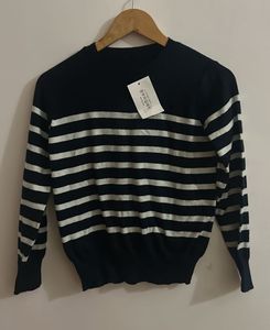 Striped Knit Sweater