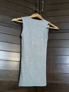 Mothbean Women Grey Stretchable Long Tank Top