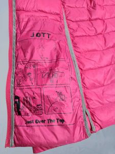 Stylish Pink Lightweight Ladies Parka Jacket
