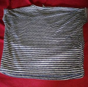 Striped blue Tee. Very Smooth And Comfortable.