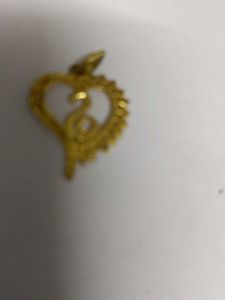Gold Heart Shape Pendant