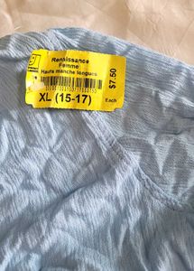 Blue Long Sleeve Top