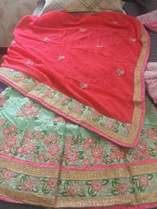 Floral Embroidered Lehenga Skirt
