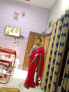 Beautiful Saree With Stitched Blouse