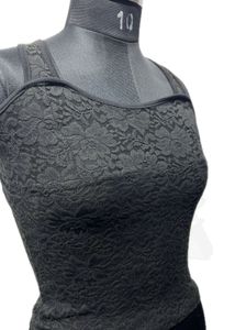 Lace Black Tank Top