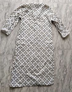Straight Kurti With Buttons