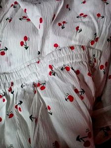 Pinteresty Style Printed Cherry Skirt