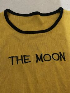 Cute Yellow &#39;The Moon&#39; Tee