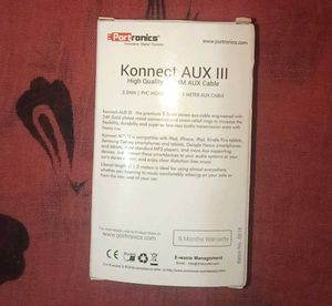 Portronics Konnect AUX III Cable