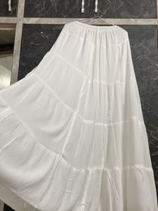 Pinteresty White Maxi Skirt From AMAZON