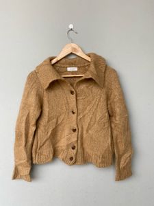 Shirt Style Collared Sweater.