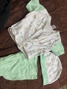 cute green set for baby boy