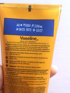 Pack Of 3 ❤️ Vaseline Gluta Hya Sunscreens ✅