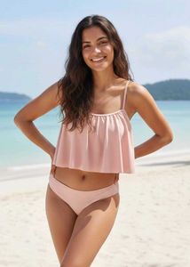 👙 Flirty Ruffle Flounce Swim Top 👙