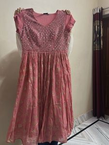 Dusty Rose Embellished Dress