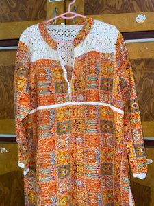 Ethnic Orange Kurta L /38