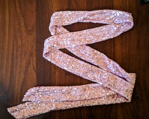 Zink London Stylish Co-ord Set with Sequin Belt