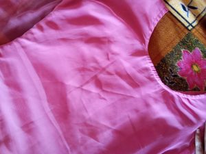 Pink Colour Kurta Set