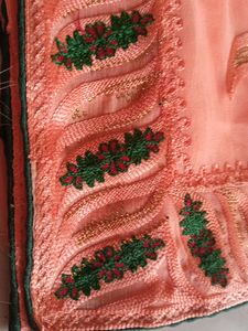 light weight embroidered chiffon saree, very beaut