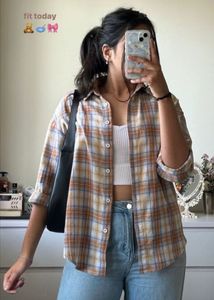 H&M 90’s Vintage Check Shirt For Women