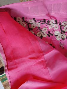 Women&#39;s Georgette Embroidery Saree