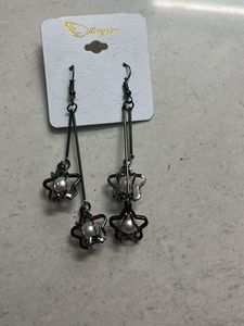 Black Metal Earring