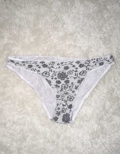 Floral White Panty