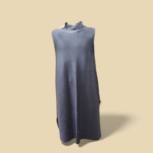 Quality Material Mini Dress With Slit
