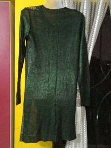 Unique Distressed Knit Sweater dress top