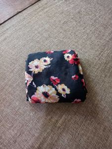 blue nd pink printed hijab