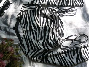 Zebra Printed Crop Top