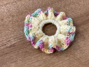 Crochet Scrunchie Made Using Quality Yarn