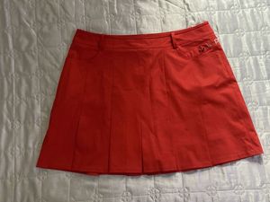 coral Pleated Skort waist 32