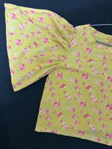 flower printed top