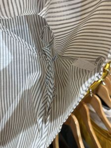 Price Drop November New Striped Wrap Top