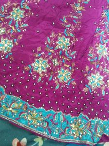 Purple Dress Material