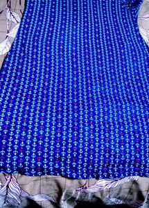 Blue Anchor Print Dress