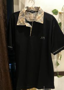 Burberry Black Polo Shirt