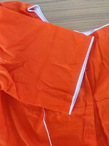 Orange Readymade Saree Blouse