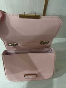 Charles & Keith Pink Shoulder Bag