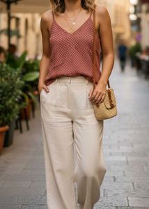 Patterned Tank Top